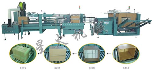 全自动盒类包装流水线